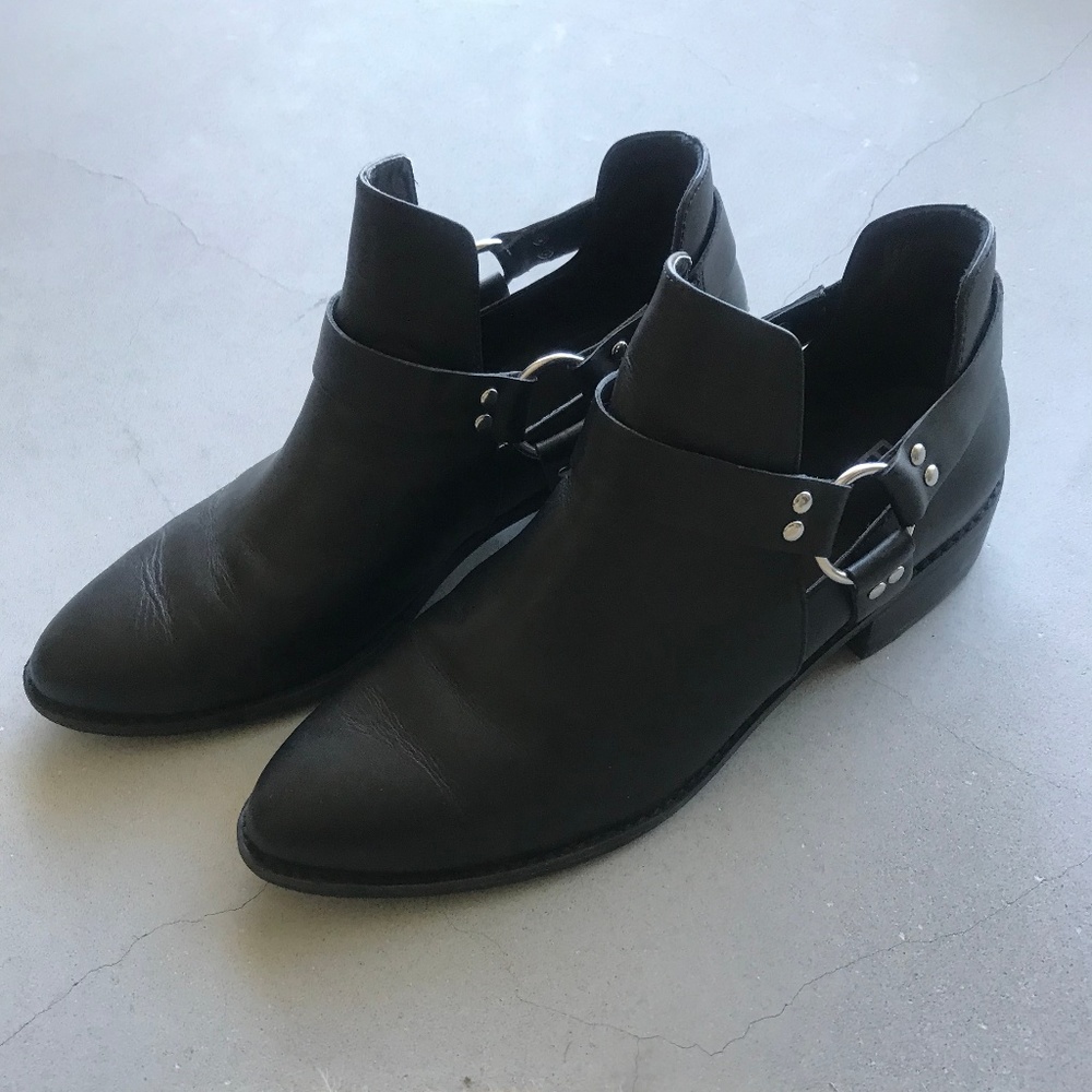 "Kerry" Moto Cutout Bootie